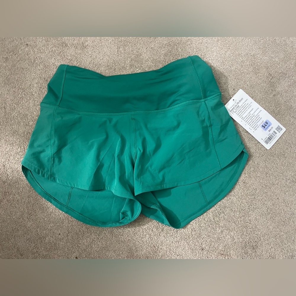 lululemon athletica Teal Athletic Shorts